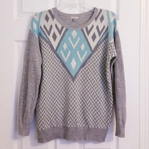 Urban Outfitters Ecote Geometric Crew Neck Sweater